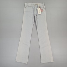 MIH Womens Bootcut Jeans Blue W28 L34 Mid Rise Stretch Denim