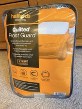 Halfords Car Winter Screen Frost Guard Windscreen Cover Snow Ice new