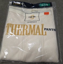 vtg 2001 Cherokee Thermal Pants 1 Pair Size M 32-34 Men's Waffle