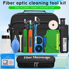 400X Optical Fiber Magnifier Cleaning Box SC/FC/ST/LC 1.25/2.5MM MPO Fiber Clean