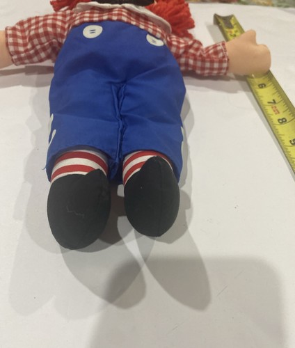Peluche pupazzo Raggedy Andy 12" Playskool 1987 vintage raro da collezione - Foto 7 di 18