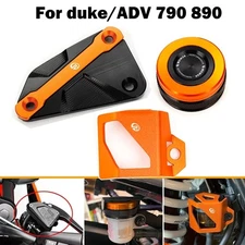 Front Rear Brake Fluid Reservoir Cover Guard Cap For KTM Duke 790 Duke 890 ADV 
