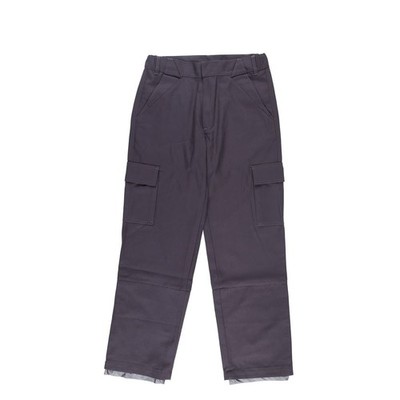 GR10K Herren Klopman Shank Strukturhose Grau Cargohose Größe 46 UVP 285