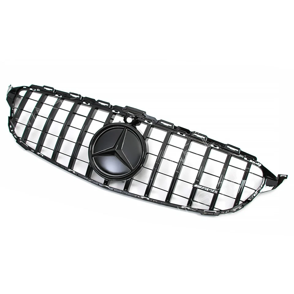 Grille W/Star With Camera Hole For Mercedes Benz W205 19-21 C180 C200 C300 C43 Foto 4 de 4