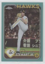 2024 Chrome NPB Nippon Professional Baseball Aqua Refractor Carter Stewart 0s5s