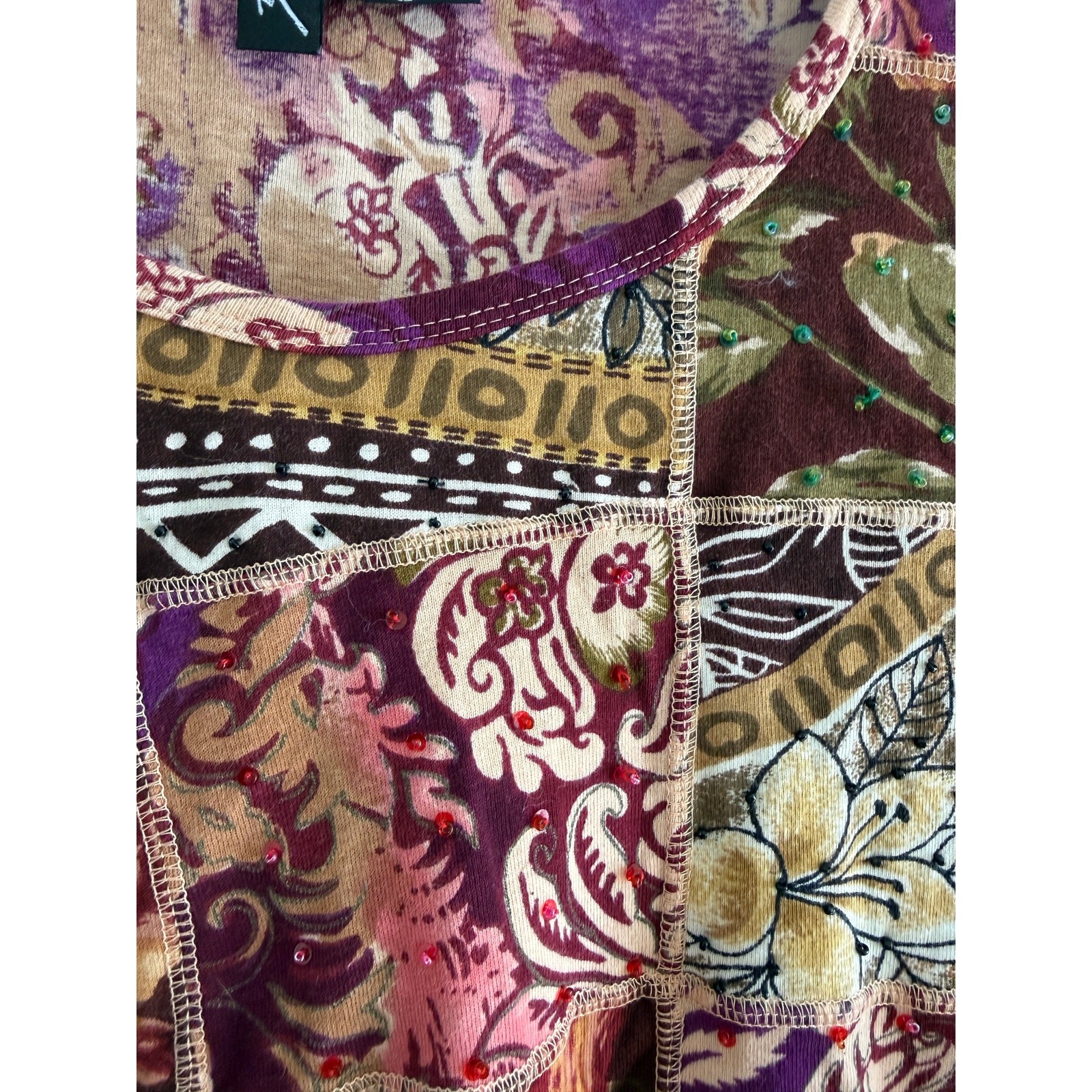 90s Patchwork Graphic Tee - image 8