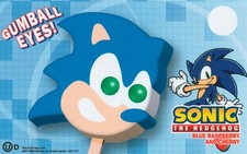 Sonic the Hedgehog Ice Cream Face, Character bar, Ice Cream Truck Sticker 8"x5"