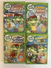Leap Frog DVD Bundle: Talking Words, Letters, Numbers Ahoy, Let  s Go To School