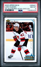 Upper Deck Luke Hughes 92-93 Star Rookies Exclusives /100 Achievements