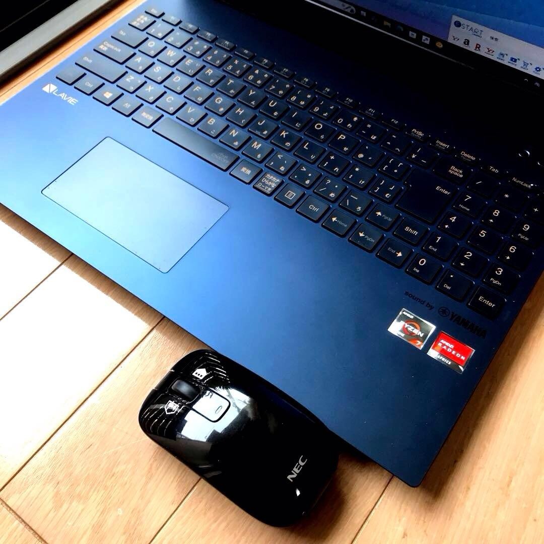 美品 NEC LaVie N1585/A(M.2NVMe SSD 1TB) NEC LAVIE N1585/AAL Ryzen 7 Extreme Edition 16GB SSD 1TB + HDD 1TB