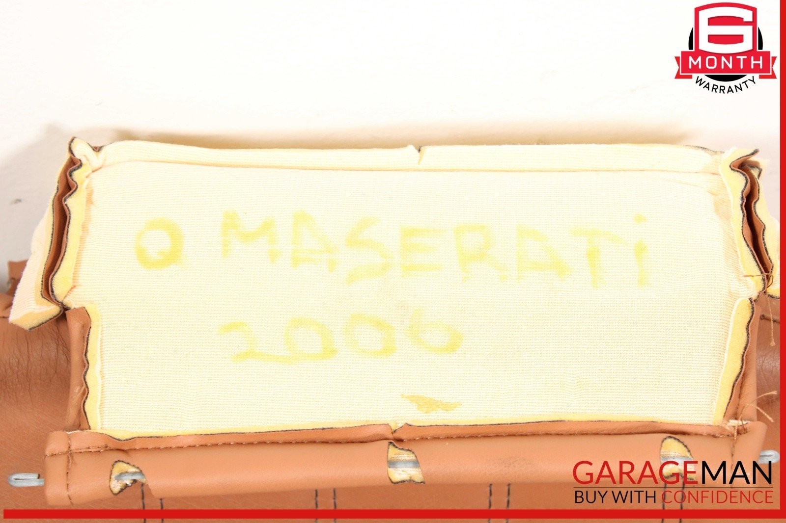 03-08 Maserati Quattroporte M139 Rear Left Side Lower Bottom Seat Cushion OEM