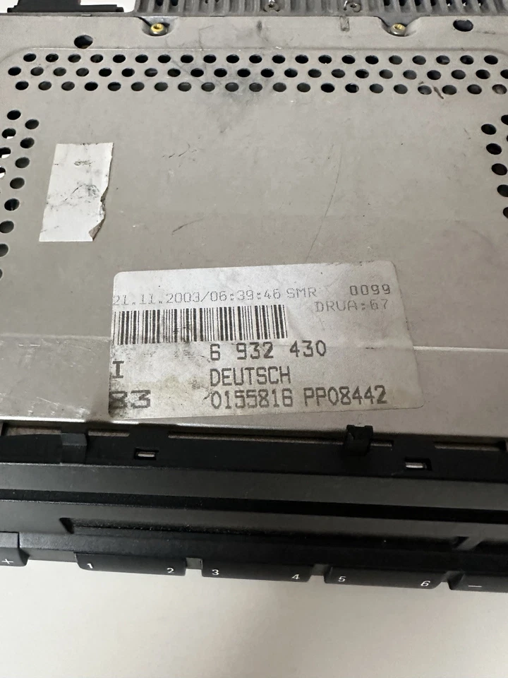 BMW 3er E46 Radio Autoradio CD RDS Business 6932430 - Bild 2 von 3