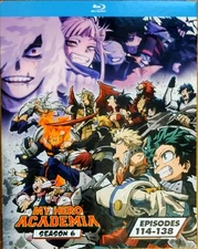 My Hero Academia: Full Season 6  Episodes 114-138 (BLU-RAY)
