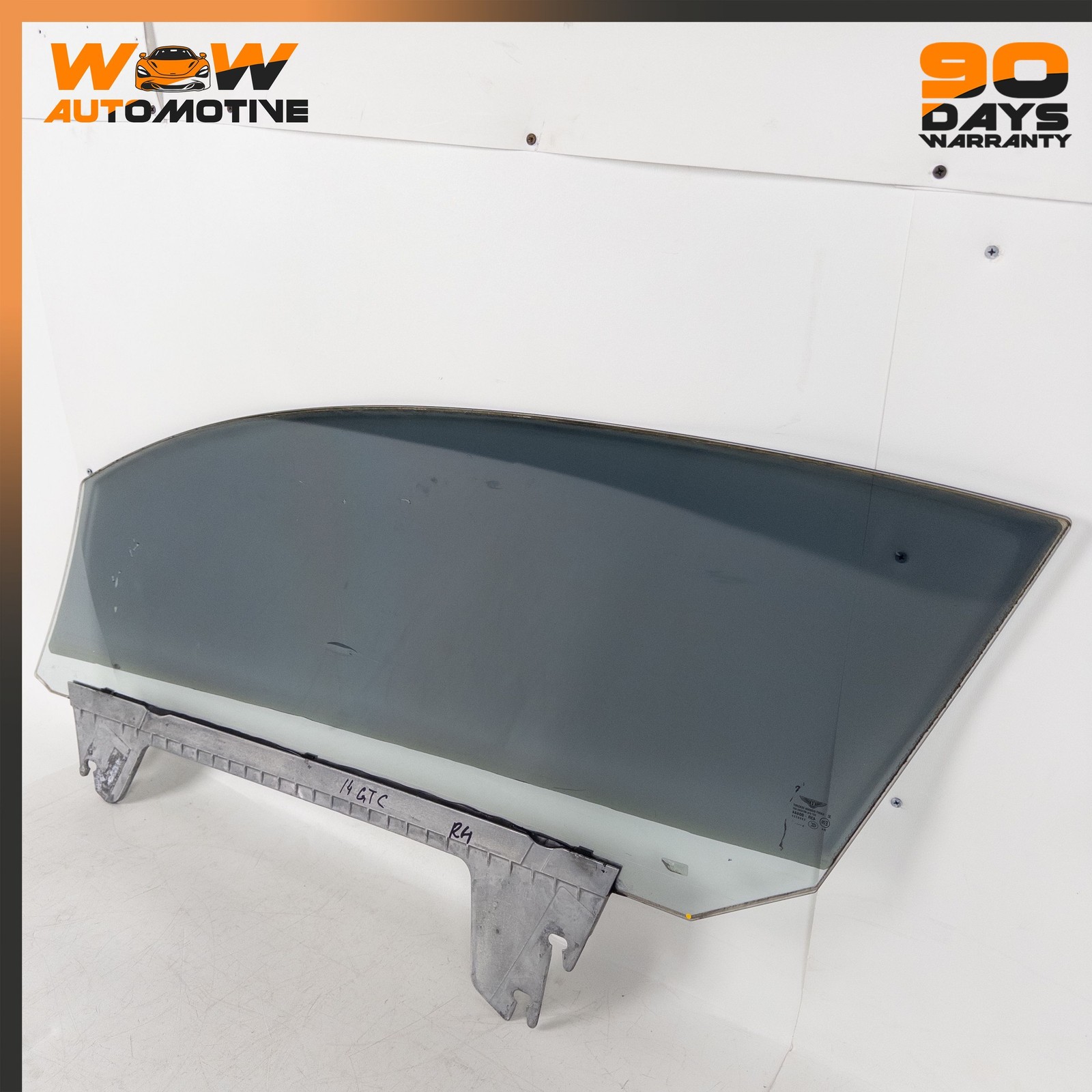 12-17 BENTLEY CONTINENTAL GT COUPE FRONT RIGHT DOOR WINDOW AUTO GLASS OEM