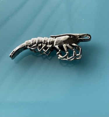 Sterling Silber Charm 925 Meeresfrüchte Garnelen Strand Charm Anhänger 2g