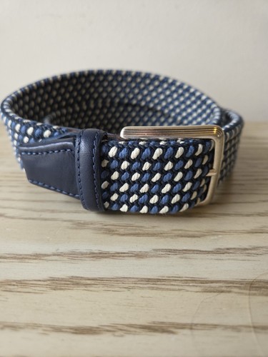 NEU Herren Paolo Da Ponte Gürtel geflochten elastisch Stretchgürtel Gr. 40 Made in Italy - Bild 3 von 5