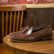 New Leather Shoes Men's Business Korean Round Toe Real Leather Pointy Toe Shoes