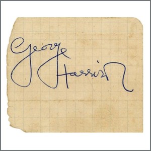 Signed George Harrison | eBay