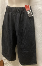 Black LEAPIN' CLAMDIGGERS COTTON Spandex Ladies Sm/Medium/XL Comfy