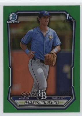 2026 Bowman Chrome Prospects Green Refractor /99 James Quinn-Irons #BCP-4 1v1q
