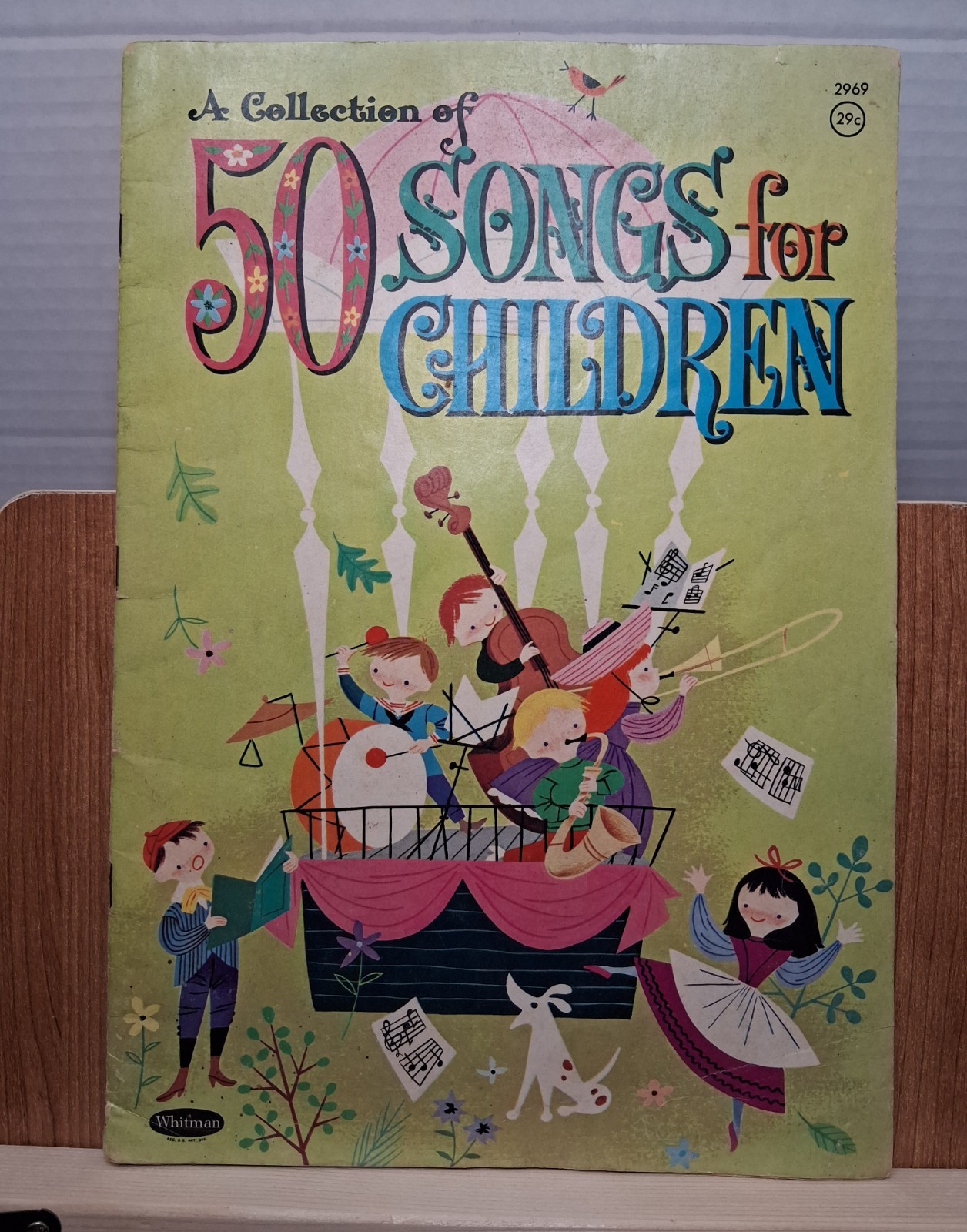Vintage songbook- A COLLECTION OF 50 SONGS FOR CHILDREN - 1964 - Whitman 