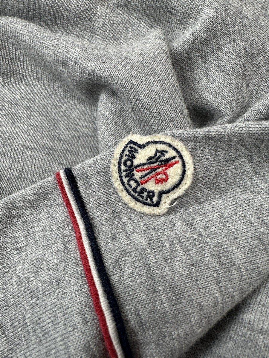 MONCLER Maglia Tricot Scollo V-Neck Cotton Jumper Sweater | eBay