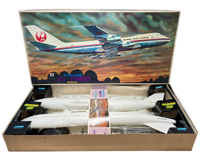 Boeing 747-8F モデルキット 5機セット Nitto 1/100 BOEING 747 JAL Japan Air Line JUMBO Vintage Plastic