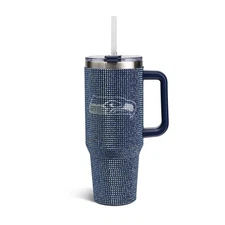 THE MEMORY COMPANY NFL GAME DAY TUMBLER 40OZ STAINLESS - SEAHAWKS - BLUE