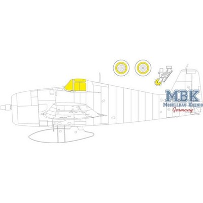 EDUARD EDEX866 Grumman F6F-5 Hellcat TFace 1/48 Masking tape