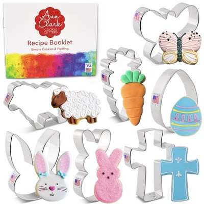 Ann Clark Easter 7-Pc. Cookie Cutter Set, Made in USA, Bunny , Easter Bunny, ...
