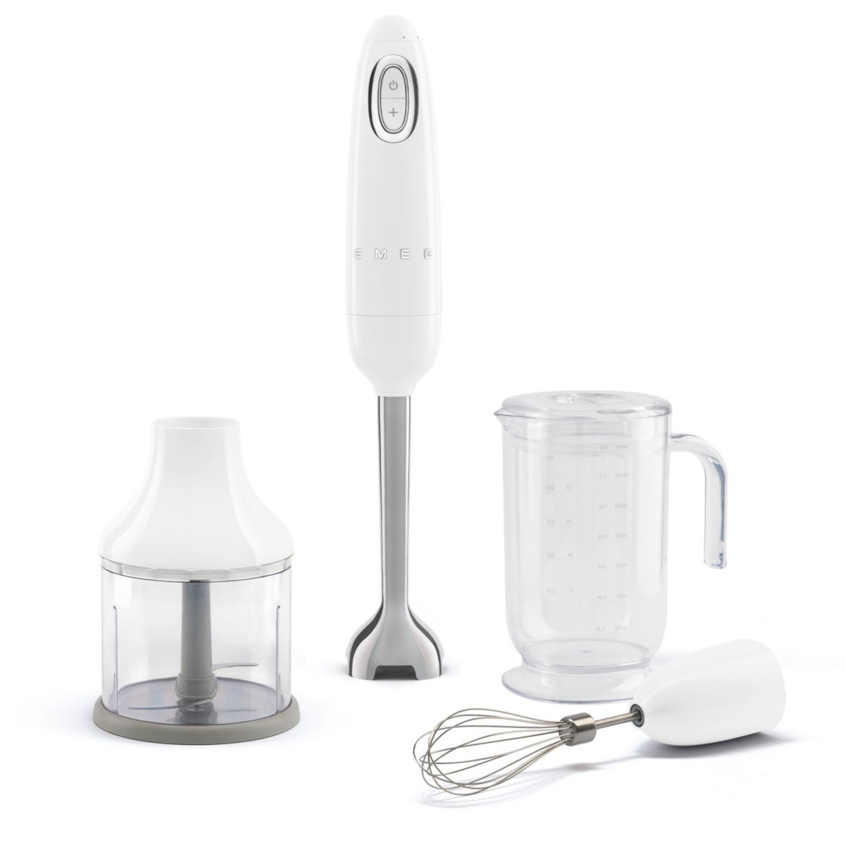 Mixeur SMEG HBF03WHEU blanc puissant de 700W avec technologie FlowBlend
