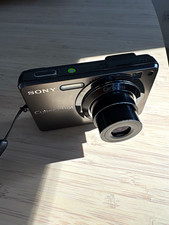 Sony Cyber-shot DSC-W300 13.6MP Black Compact Camera 3x Zoom + Battery
