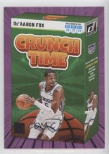 2023-24 Panini Donruss Crunch Time Purple Press Proof De'Aaron Fox #3 0jm6
