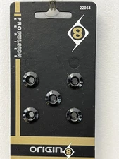 Chainring Sprocket Bolt Set Origin8 Single Chainring Set of 5 Steel Black NEW