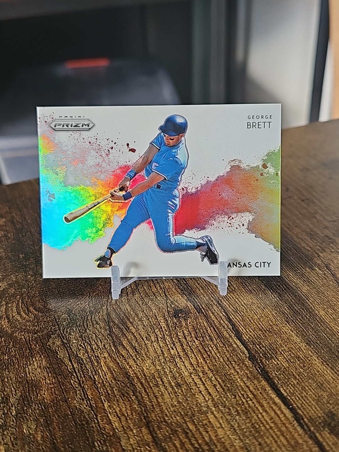 GEORGE BRETT 2023 PANINI PRIZM COLOR BLAST CASE HIT SSP SHARP AND CLEAN!!