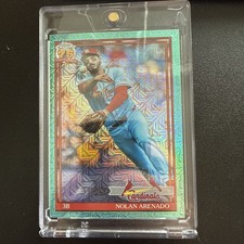 2026 Topps Series 1 - Nolan Arenado #91C-46 Cardinals - Aqua Refractor /199