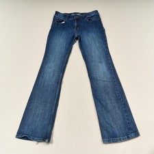 Wrangler Jeans Womens Blue Boot Cut Stretch Denim Medium Wash Western Sz 7