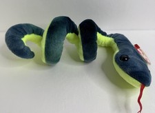 Ty Beanie Baby - HISSY the Snake 3.5 Inch 25 Inch Uncoiled MWMTs Stuffed Toy