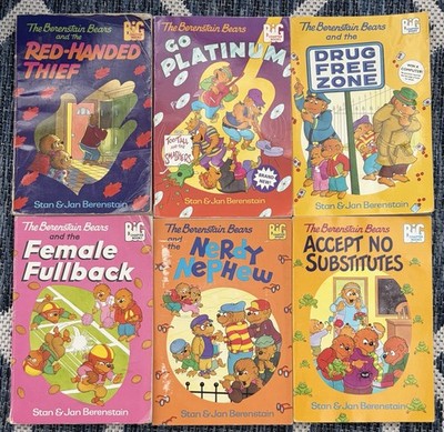 Berenstain Bears Big Chapter Books AND Bear Scout PB Lot of 9