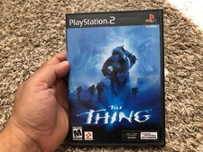 The Thing (PlayStation 2 PS2) Disc, Case w/ artwork and original receipt Tested