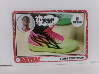 2023-24 Panini NBA Sticker Collection SNEAKER STARS #41 SCOOT HENDERSON