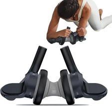 Fitness Ab Roller Wheel with Elbow Support Abdominal Trainer Roller Workout