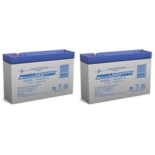 Power-Sonic 2 Pack - 6 Volt 7ah SLA Battery