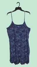 takepride Target Women's Plus Size 2XL Blue Floral Sleeveless Dress