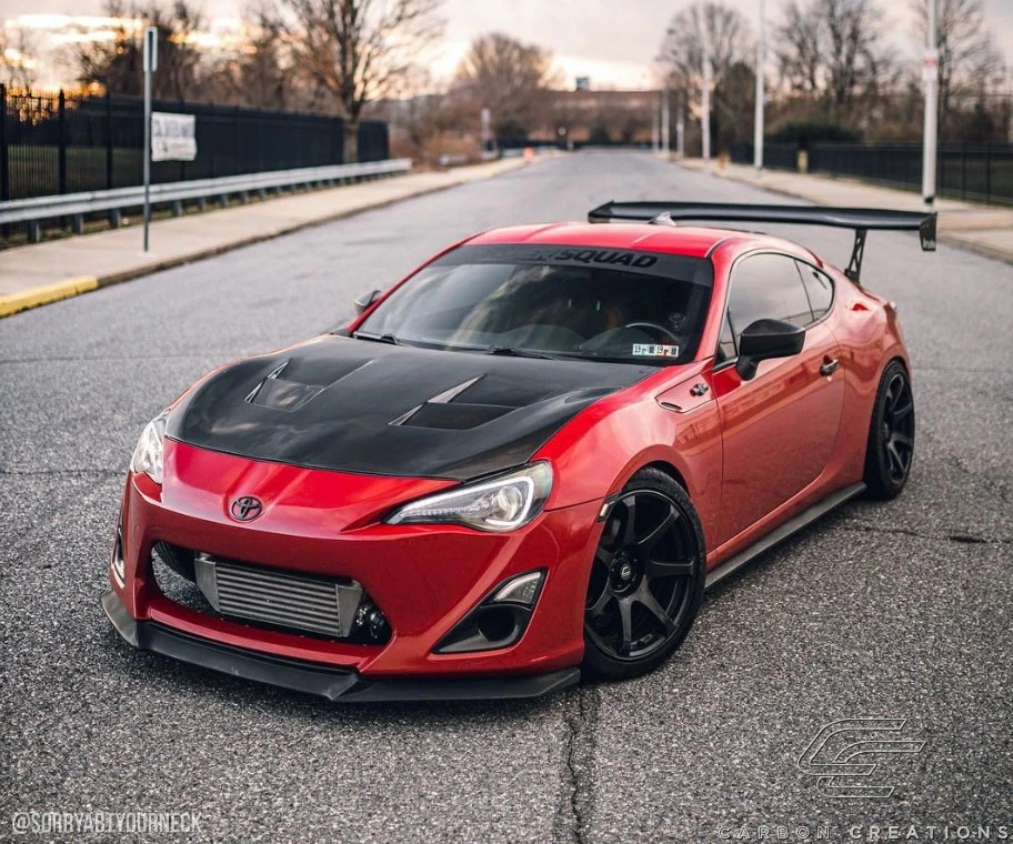 For 2013-2020 FR-S Toyota 86 Subaru BRZ Carbon Creations Dritech 86-R Hood - 1 P Foto 2 de 4