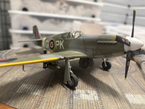 Pro Built 1:48, WWII Mustang Mk III P-51C, geflogen von einem legendären polnischen Jäger!