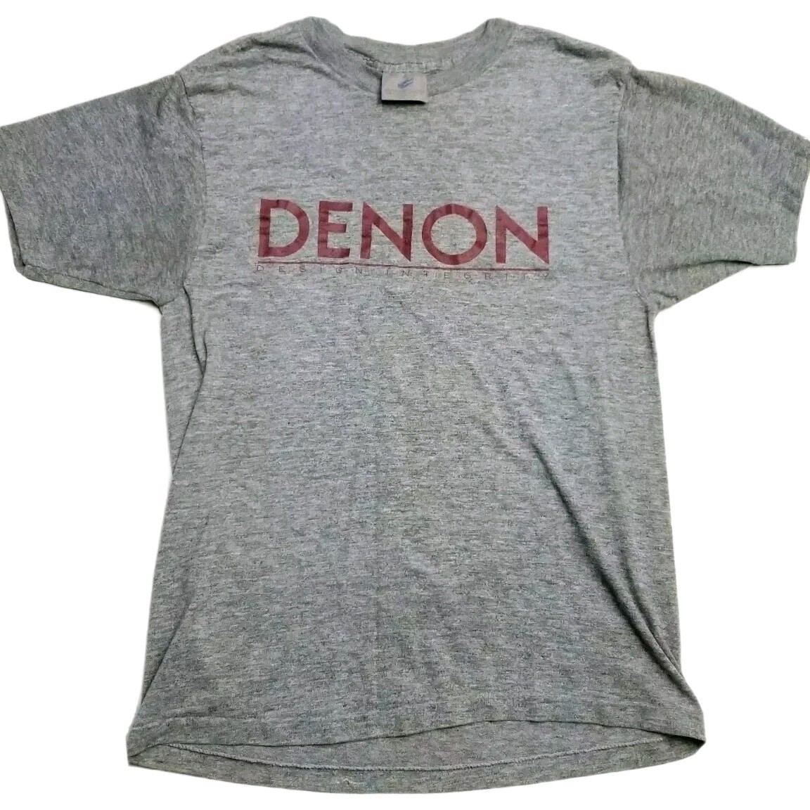 DENON DJ Stereo 80s VINTAGE Single Stitch Soft T-SHIRT Mediu