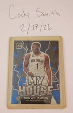 2022-23 Panini Donruss Optic - My House Zion Williamson #20 Blue Prizm /85