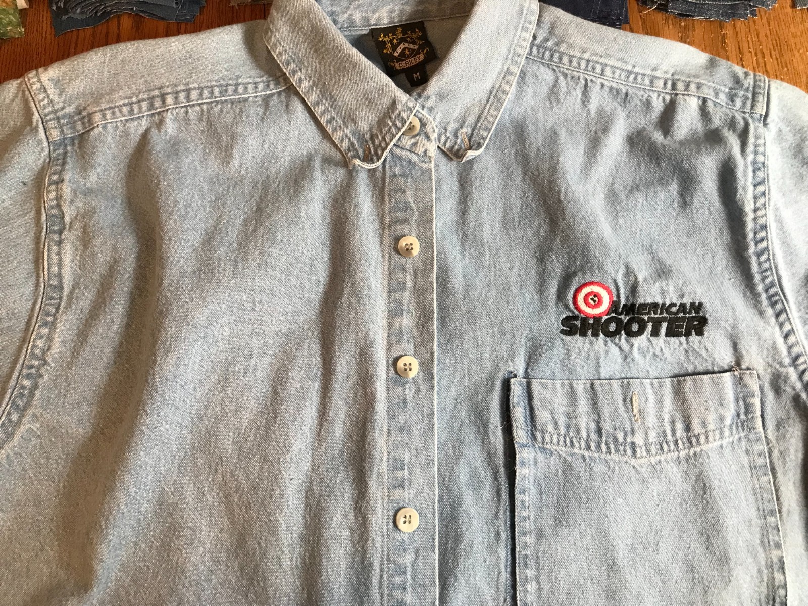 Table Rock Lake Upcycled Patchwork Denim Jacket, … - image 8