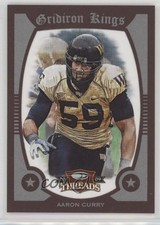 2009 Donruss Threads College Gridiron Kings Red Framed 38/100 Aaron Curry #1 0a3